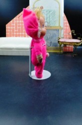 bean baby hot pink side